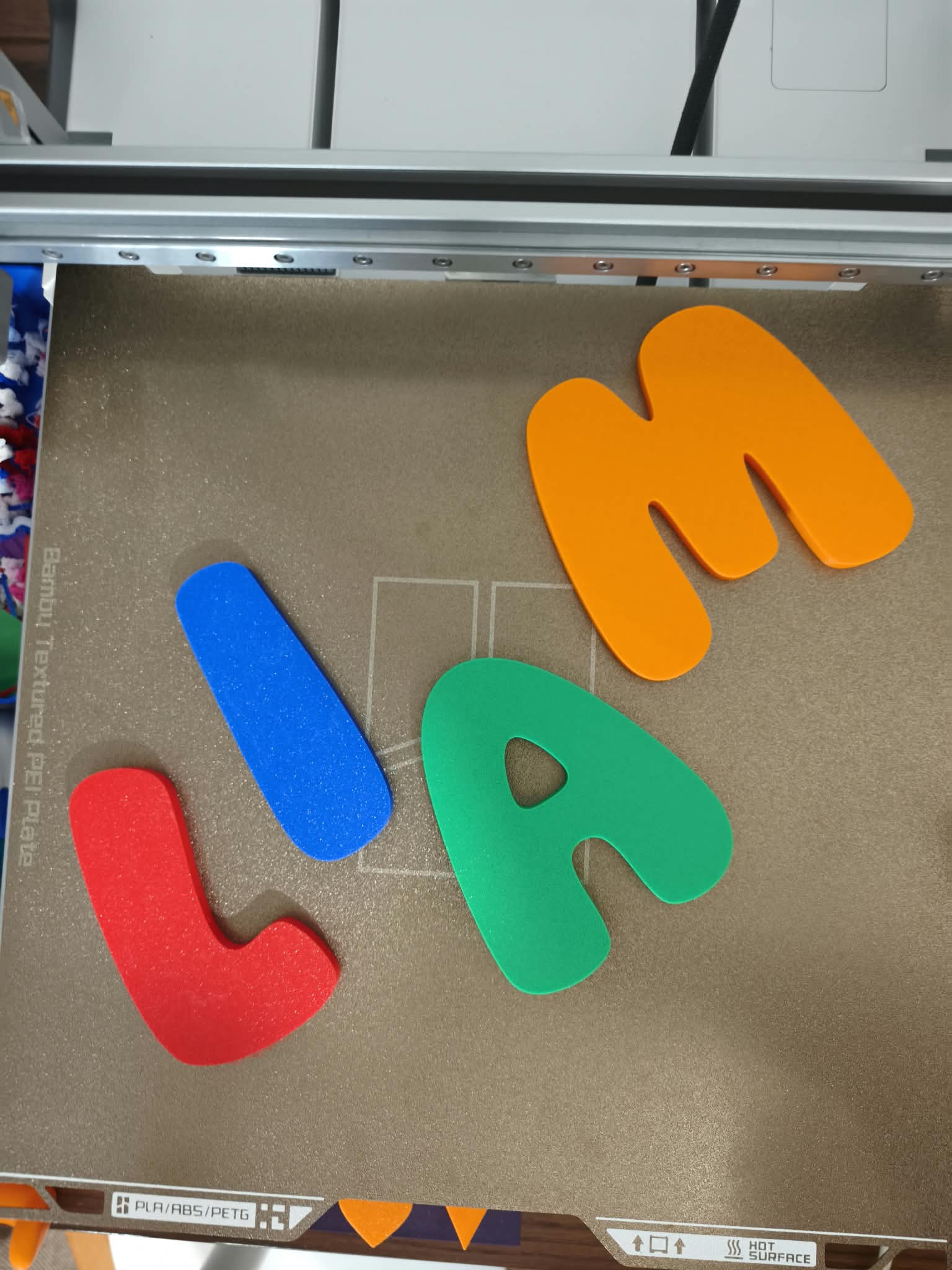 Nome em Letras 3D - Exemplo real 1